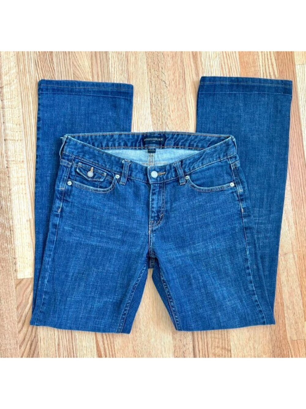 Banana Republic 2012 Button-Pocket Bootcut Jeans